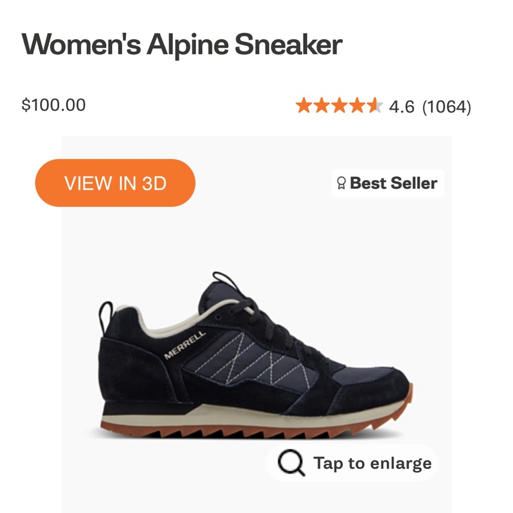 Merrell Alpine Sneakers women’s size 7.5